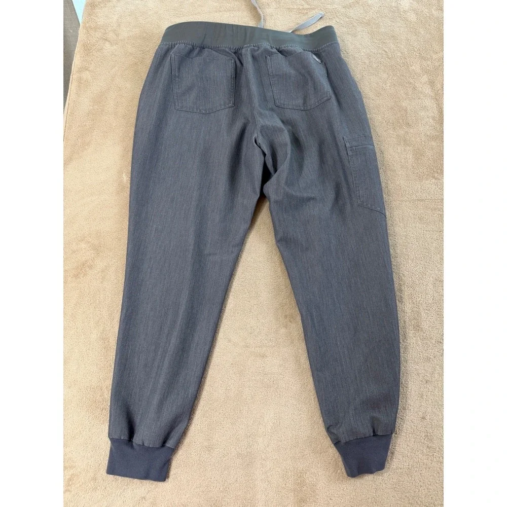 FIGS Zamora Jogger Scrub Pants Mens size Large Gray Technical Collection medical